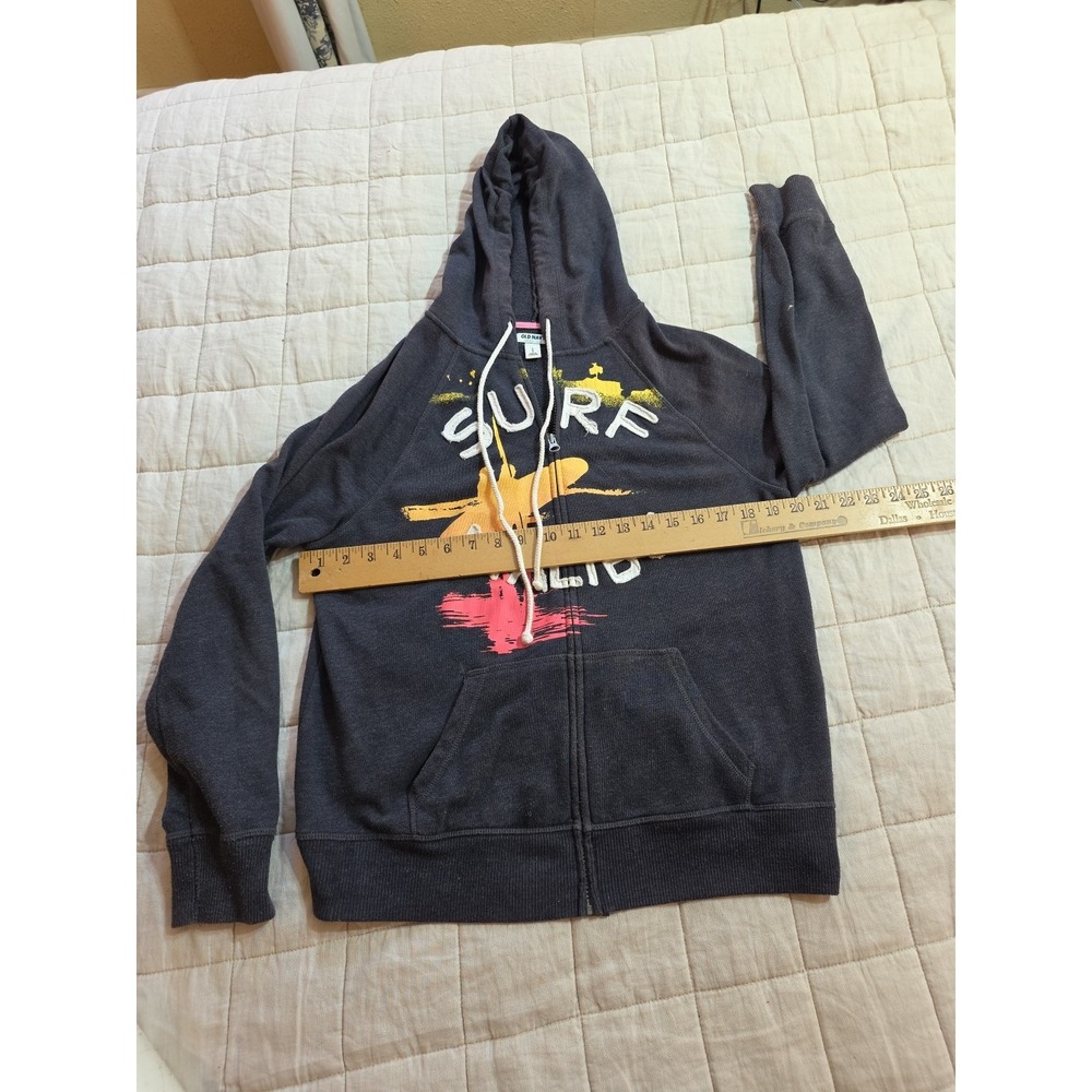 Old Navy Y2k Womens‎ SweatSuit Large Surf Malibu 94 2000's Tracksuit Gray - Picture 3 of 7